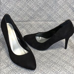 Ashley Stewart black heels size 11 wide,